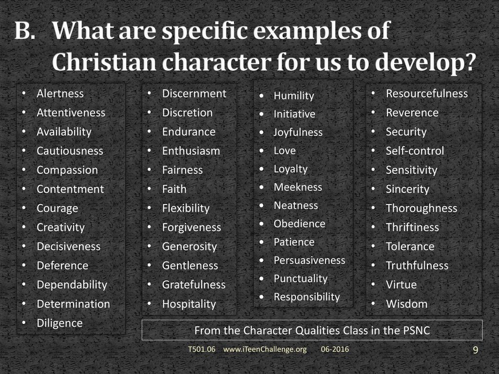 An Introduction to Christian Character Development ppt download